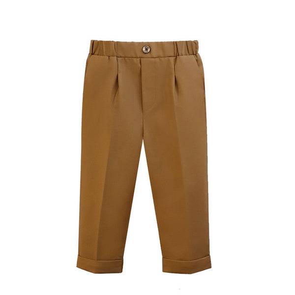 Nando | Formelle Hosen für Jungen in fester Farbe