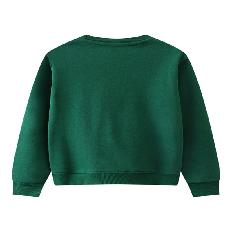 Annaliese | Mädchen Cartoon besticktes Sweatshirt