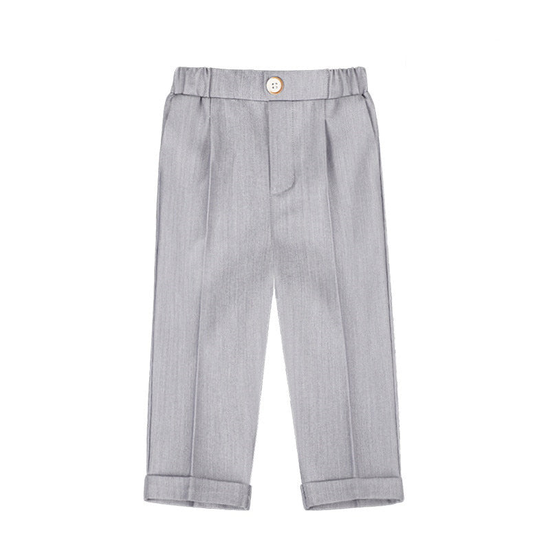 Nando | Formelle Hosen für Jungen in fester Farbe