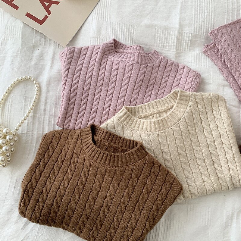 Franka | Baby Mädchen Strickpullover und Hosen Set