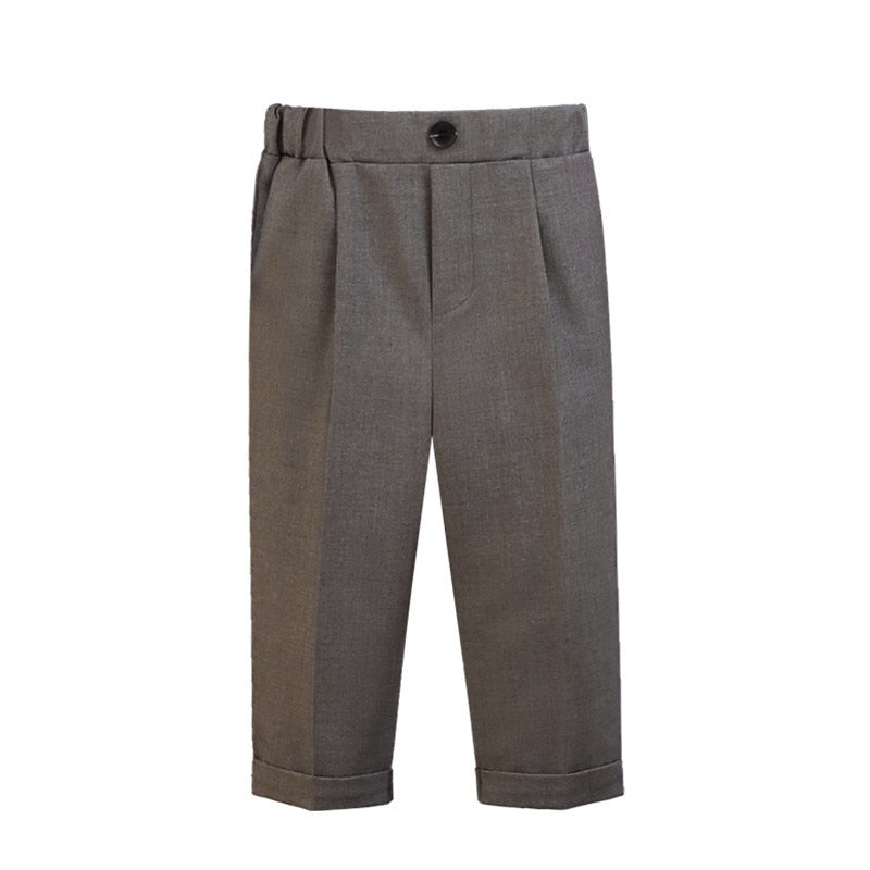 Nando | Formelle Hosen für Jungen in fester Farbe