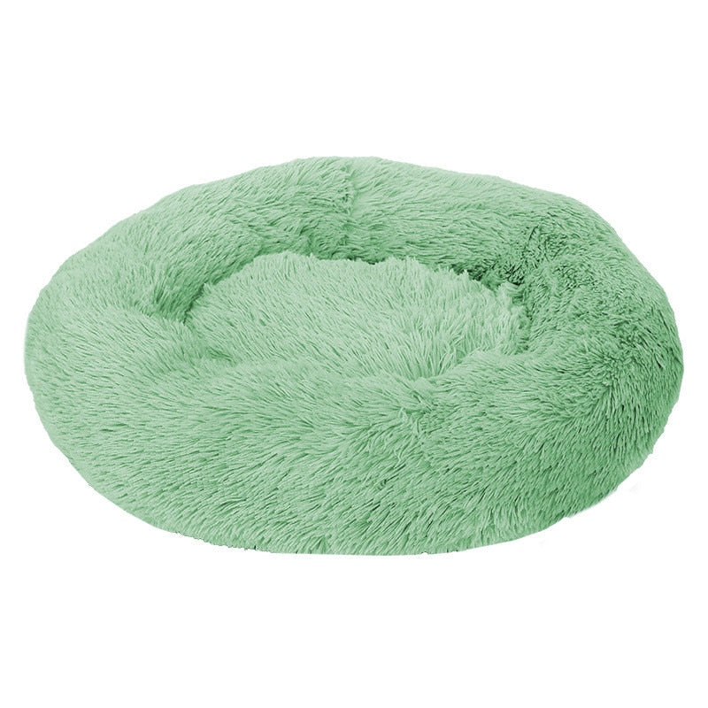 Delia | Haustiere Komfortables weiches Donut-Kuschelbett