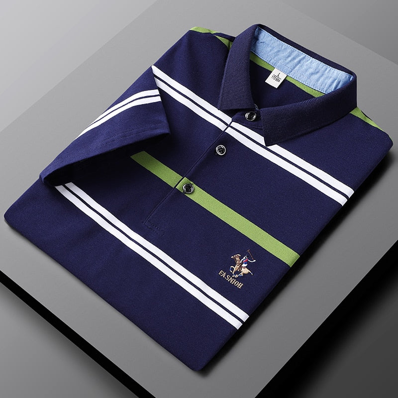 Sem | Lässiges gestreiftes Poloshirt