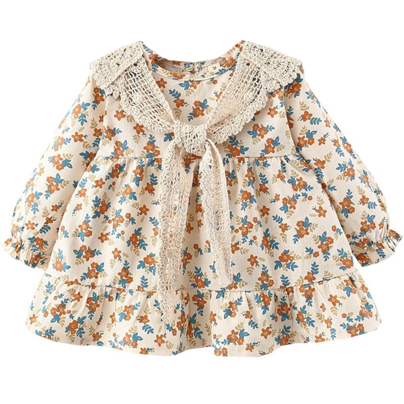 Ilsa | Baby Girl Floral Long Sleeve Kleid