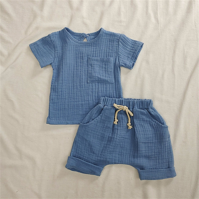 Tom | Bio-Baumwoll-Shirt und Short-Set