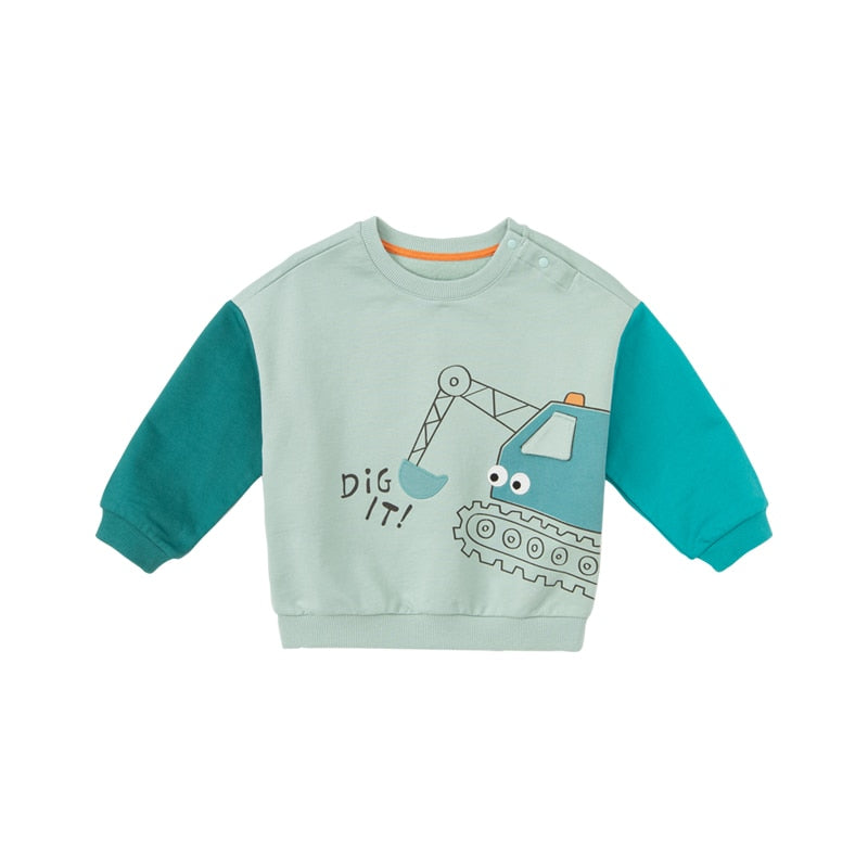 Jorg | Junge Mehrfarbiges Cartoons Sweatshirt