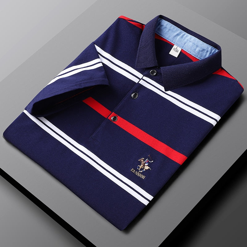 Sem | Lässiges gestreiftes Poloshirt