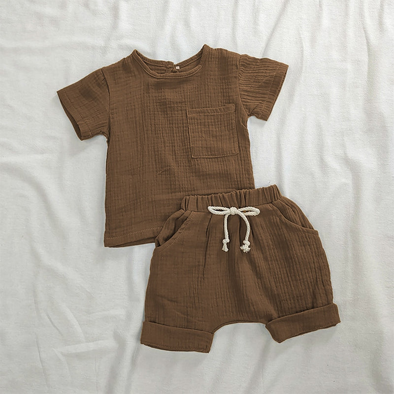 Tom | Bio-Baumwoll-Shirt und Short-Set