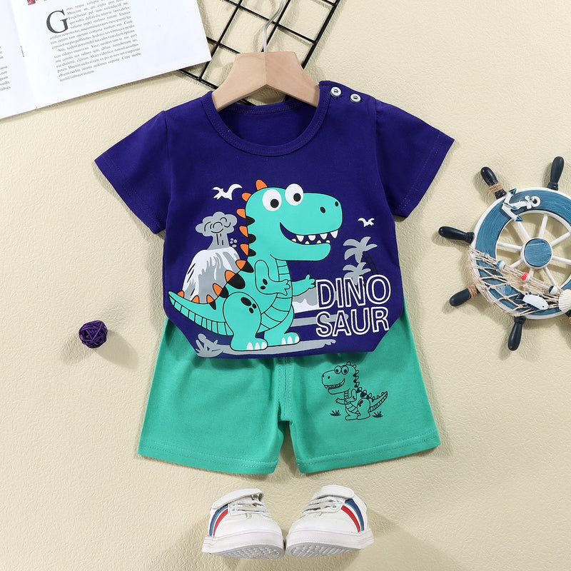 Meike | Jungen/Mädchen Shirt-Ärmel-Shirt und Short-Set