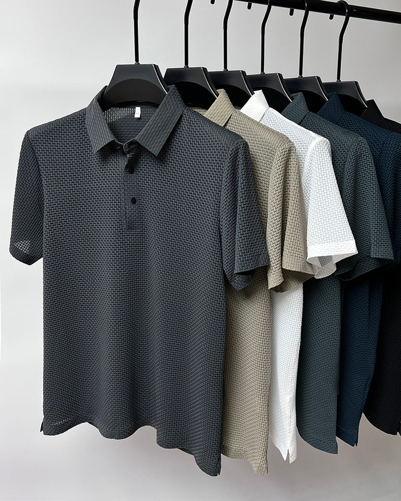 Marlou | Revers Atmungsaktives Freizeit-Poloshirt