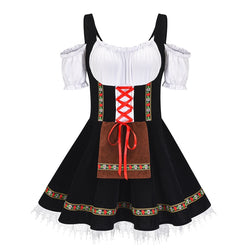 Isadora | Traditionelles Fräulein Cosplay Halloween Korsettkleid