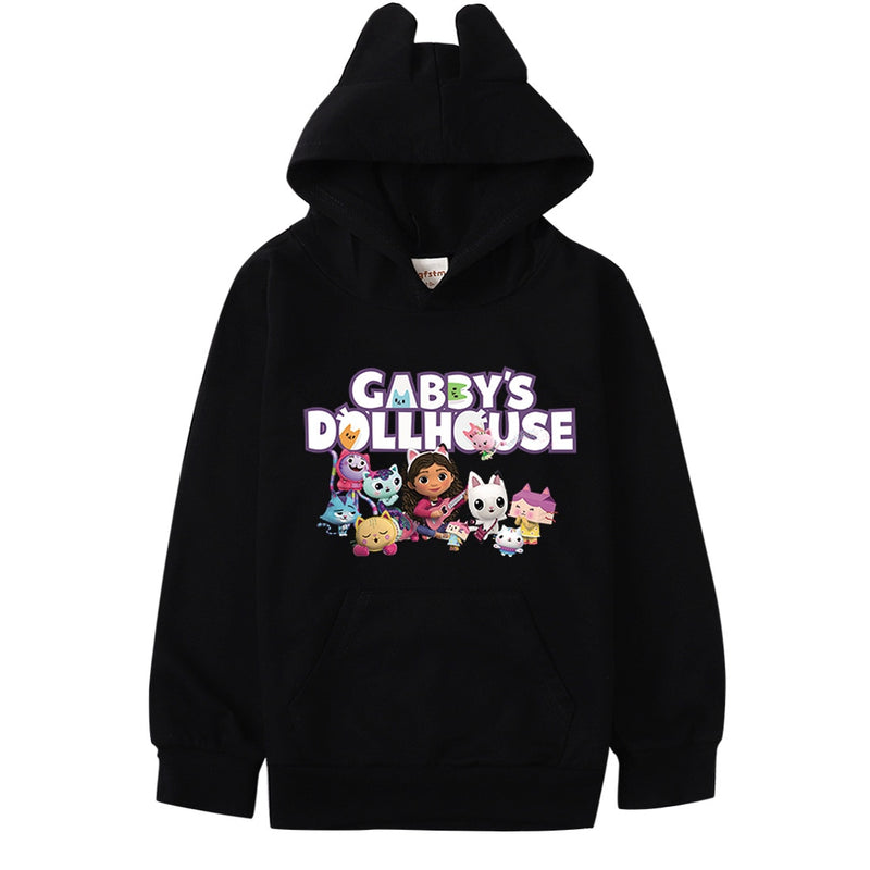 Marre | Gabbys Puppenhaus Katzenohren Hoodie für Mädchen
