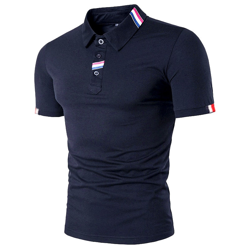 Hugo | Unifarbenes lässiges Revers-Polohemd