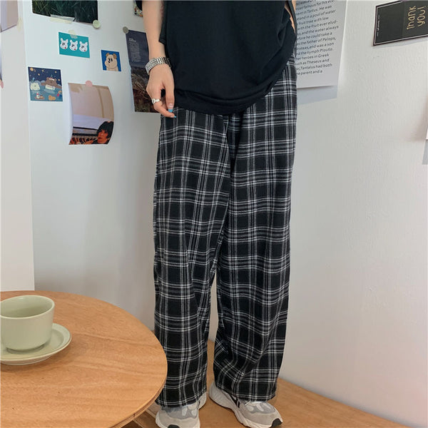 Daan | Lässige karierte Harajuku-Hose in lockerer Passform