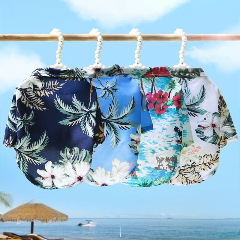 Cerys | Hawaiian Beach T-Shirt-Weste für kleine Haustiere