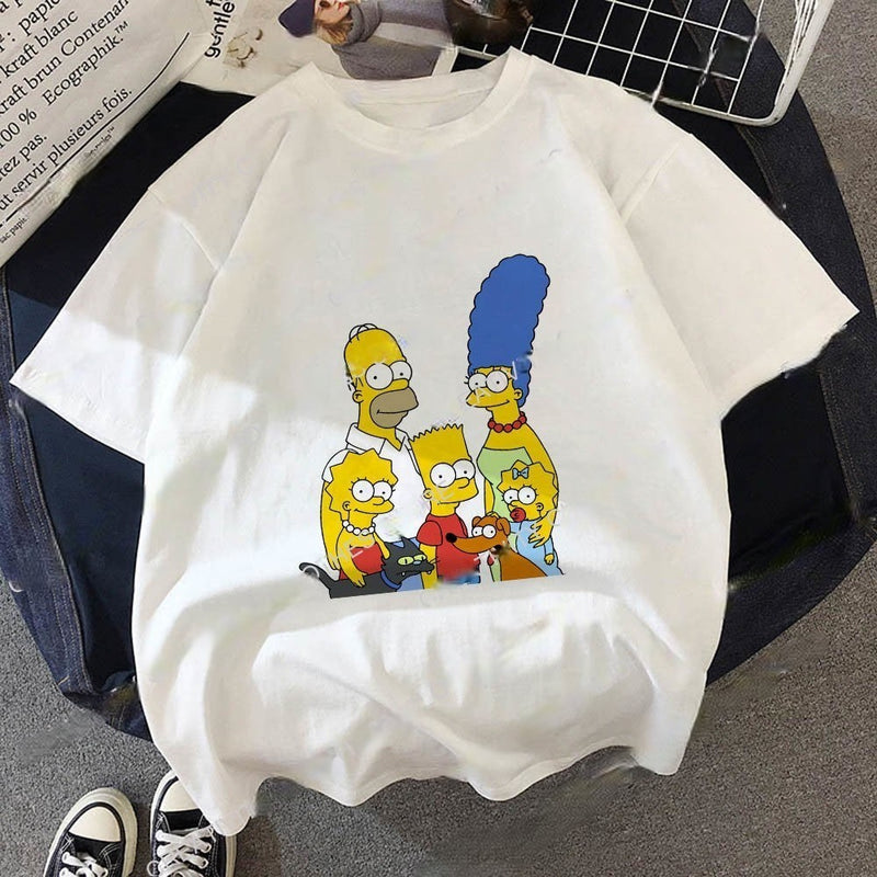 Moritz | Jungen/Mädchen Die Simpsons Lose Passform Tee