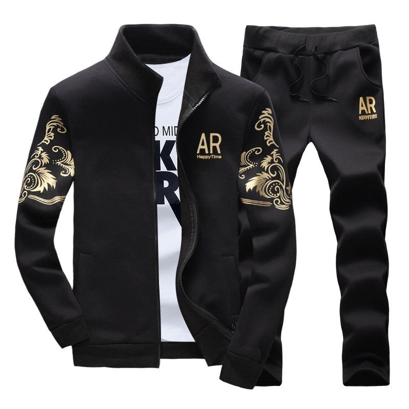 Viggo | Trainingsanzug Sportswear Sweatshirt und Sweatpants Set