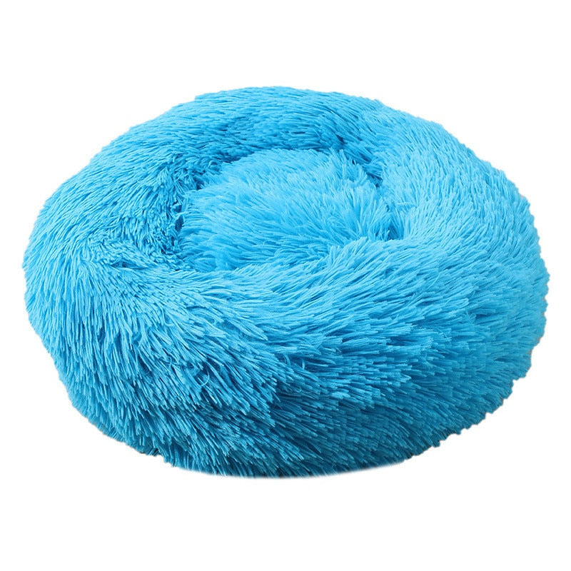 Delia | Haustiere Komfortables weiches Donut-Kuschelbett