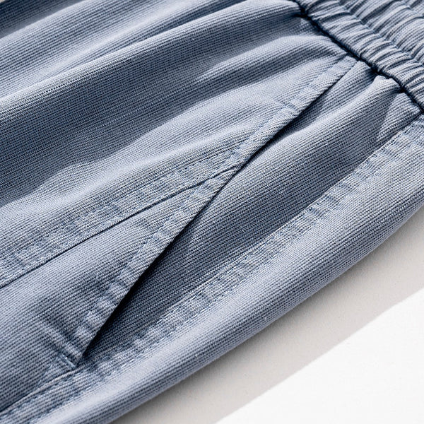 Thomas | Harajuku Minimalistische Baumwoll-Jogger-Hose in lockerer Passform