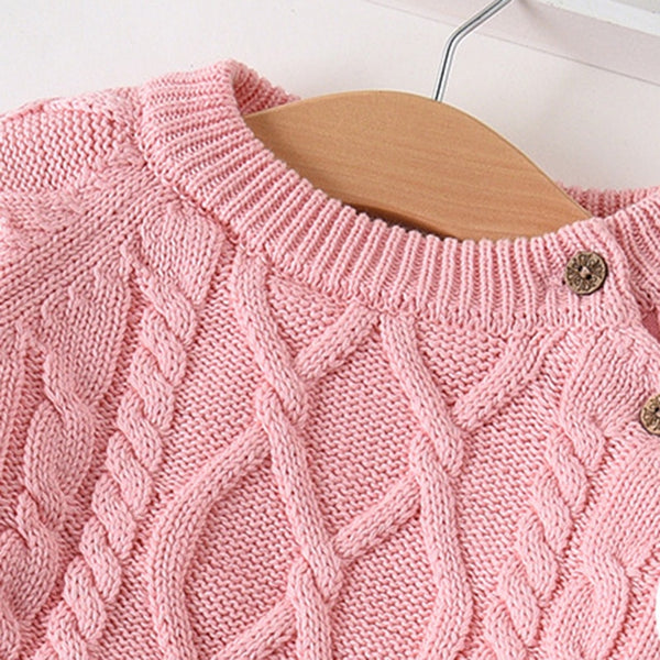Emmelyn | Mädchen Plüsch-Strickpullover