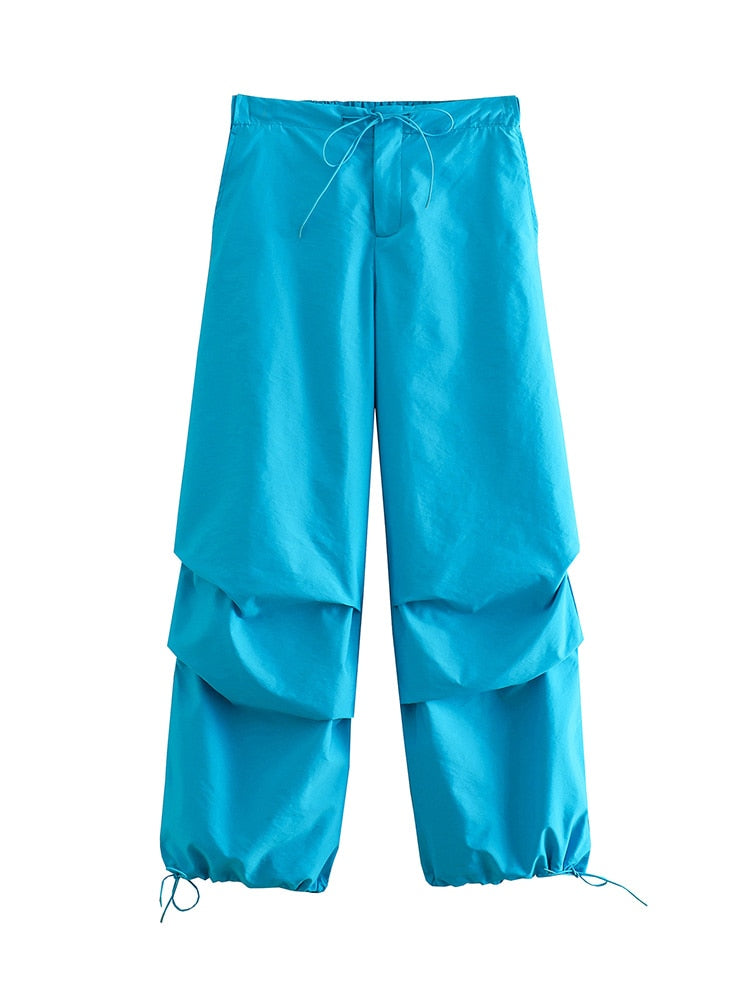 Isolde | Elastische Fallschirmträgerhose mit Taille