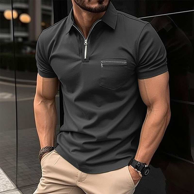 Boaz | Lässiges, minimalistisches Büro-Polohemd