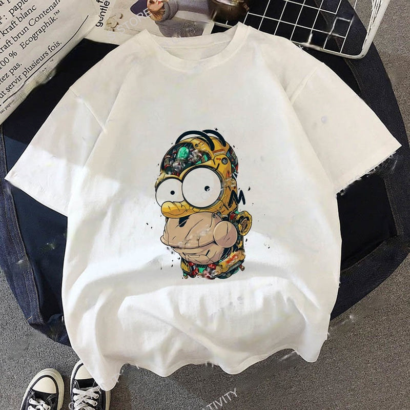 Moritz | Jungen/Mädchen Die Simpsons Lose Passform Tee