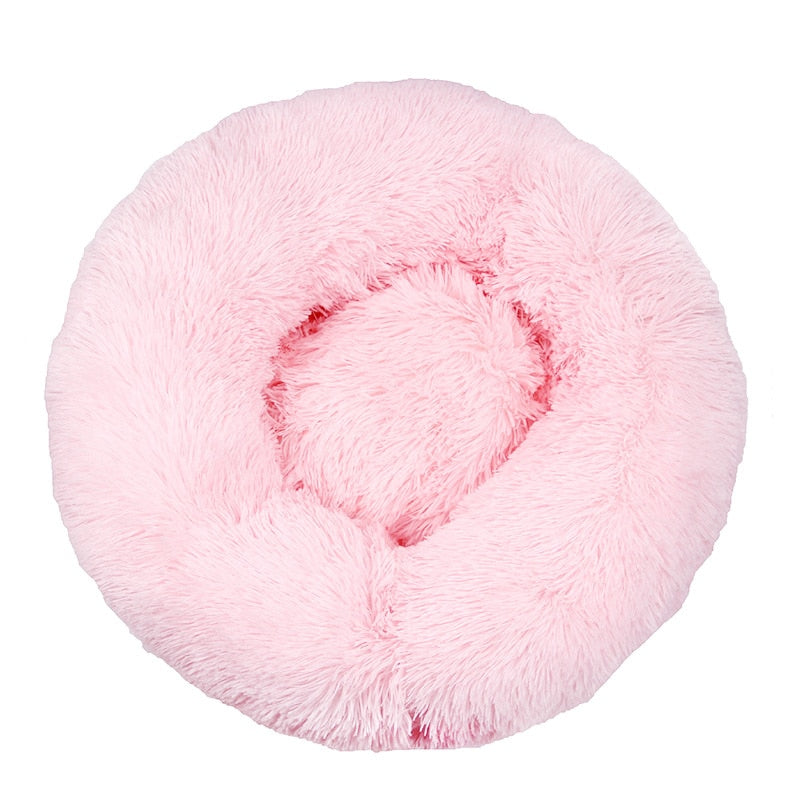 Delia | Haustiere Komfortables weiches Donut-Kuschelbett
