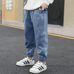 Rafael | Elastische Denim-Jogginghose für Jungen mit elastischer Taille