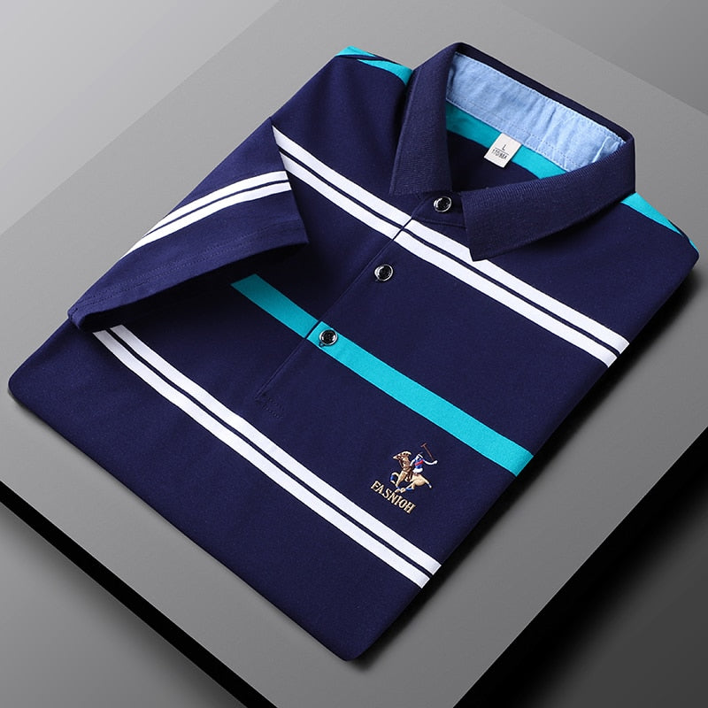 Sem | Lässiges gestreiftes Poloshirt