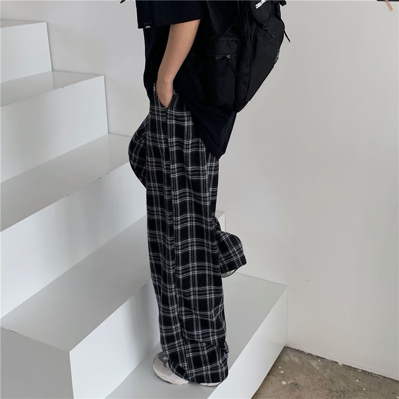 Daan | Lässige karierte Harajuku-Hose in lockerer Passform