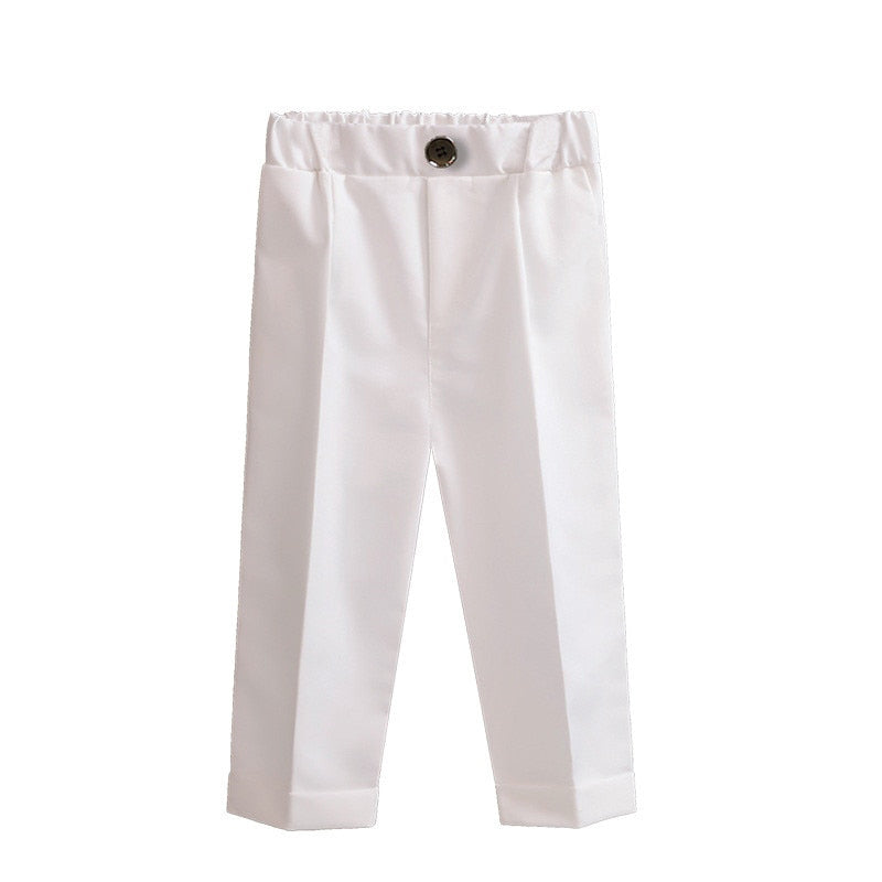 Nando | Formelle Hosen für Jungen in fester Farbe