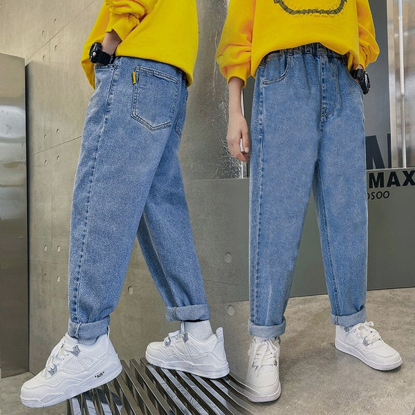 Rafael | Elastische Denim-Jogginghose für Jungen mit elastischer Taille
