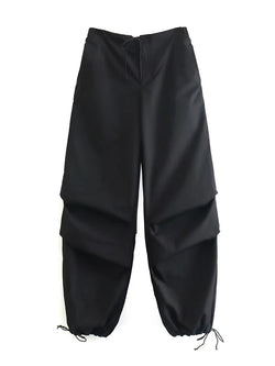 Isolde | Elastische Fallschirmträgerhose mit Taille