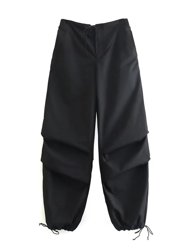 Isolde | Elastische Fallschirmträgerhose mit Taille