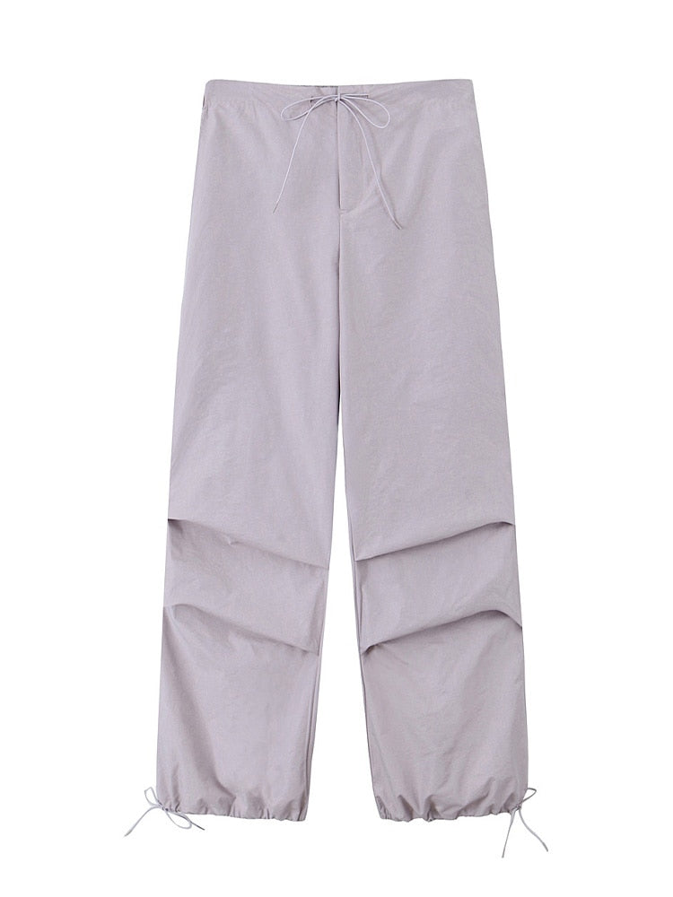 Isolde | Elastische Fallschirmträgerhose mit Taille