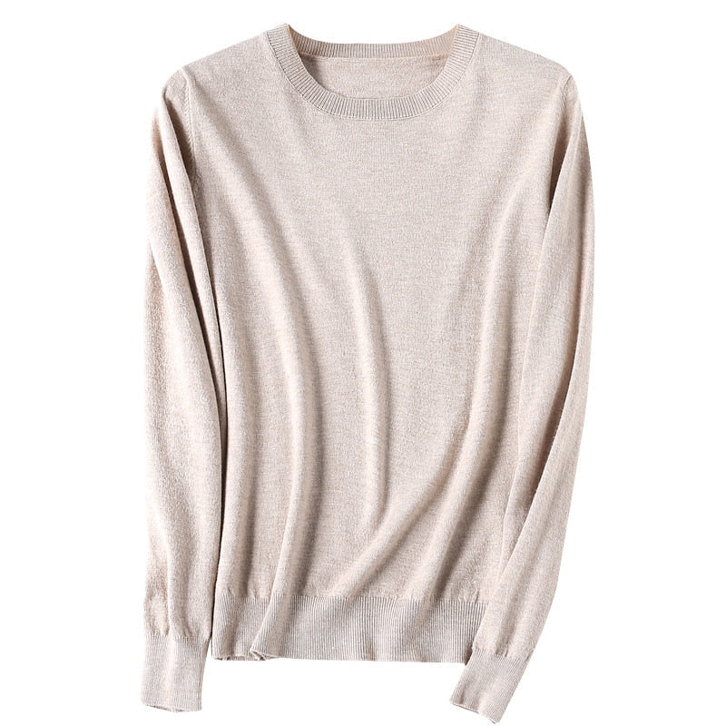 Samarra | Lässiger minimalistischer leichter Strickpullover
