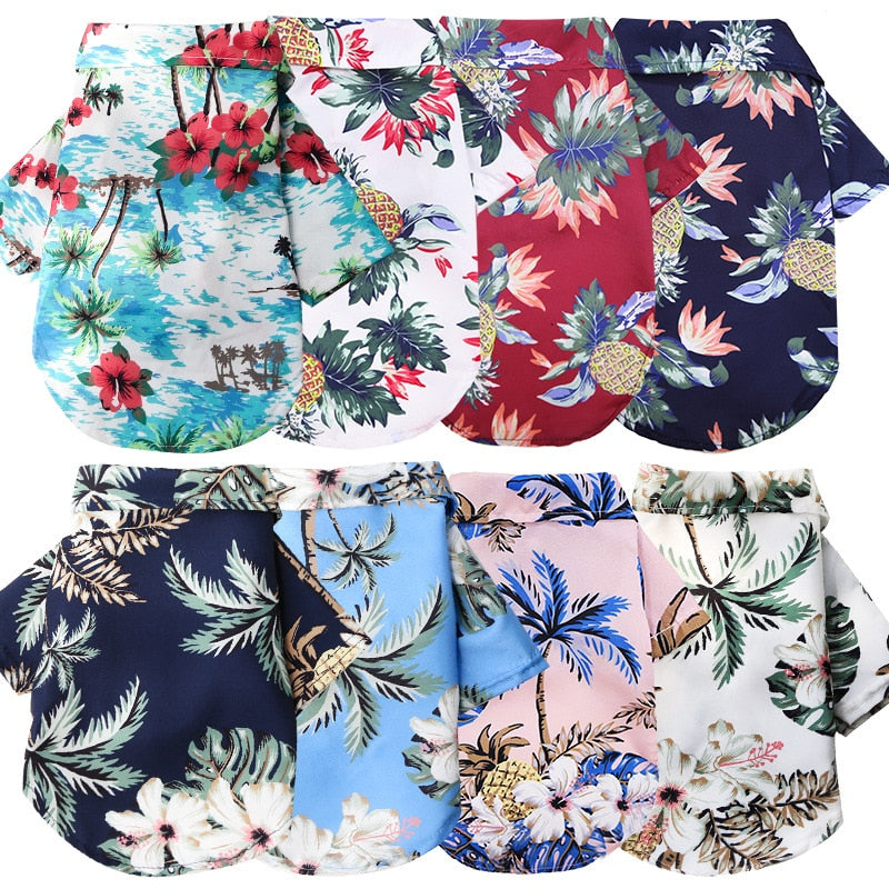 Cerys | Hawaiian Beach T-Shirt-Weste für kleine Haustiere