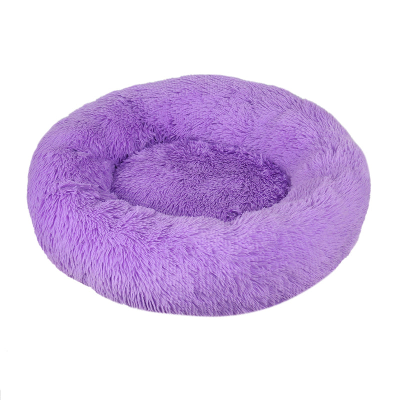 Delia | Haustiere Komfortables weiches Donut-Kuschelbett