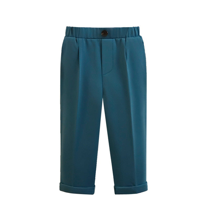 Nando | Formelle Hosen für Jungen in fester Farbe