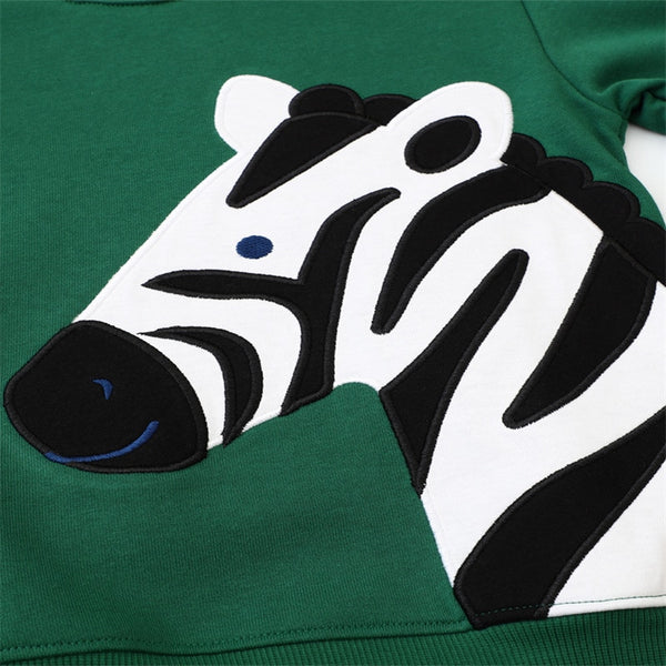 Annaliese | Mädchen Cartoon besticktes Sweatshirt
