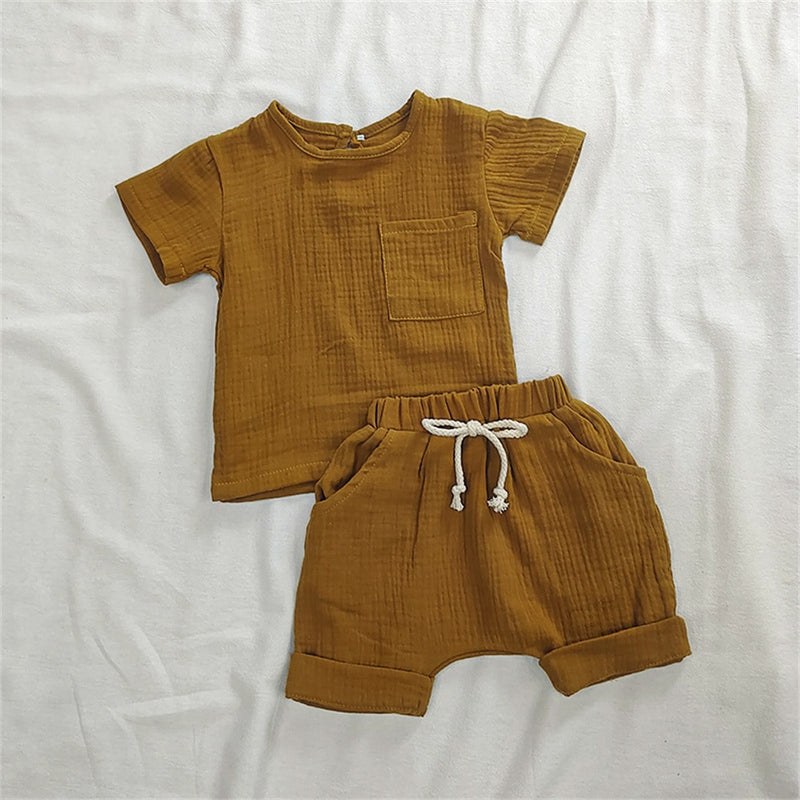 Tom | Bio-Baumwoll-Shirt und Short-Set
