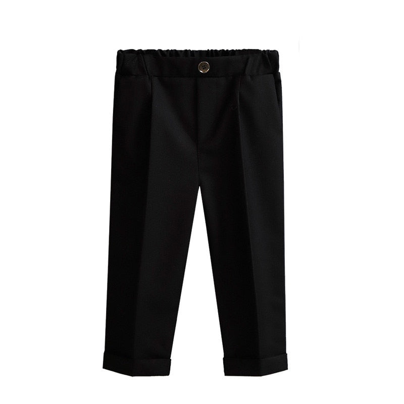 Nando | Formelle Hosen für Jungen in fester Farbe