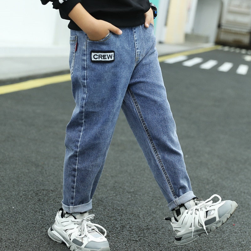 Rafael | Elastische Denim-Jogginghose für Jungen mit elastischer Taille