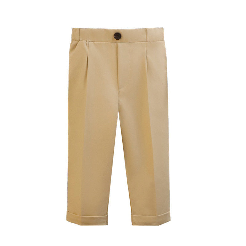 Nando | Formelle Hosen für Jungen in fester Farbe