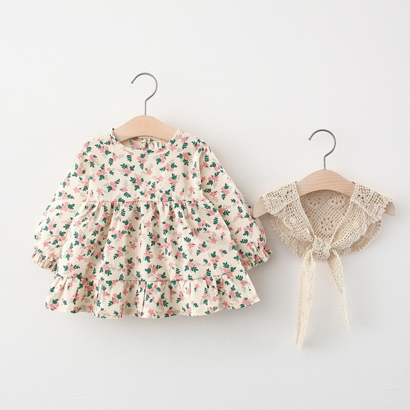 Ilsa | Baby Girl Floral Long Sleeve Kleid