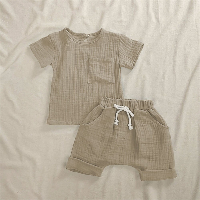 Tom | Bio-Baumwoll-Shirt und Short-Set