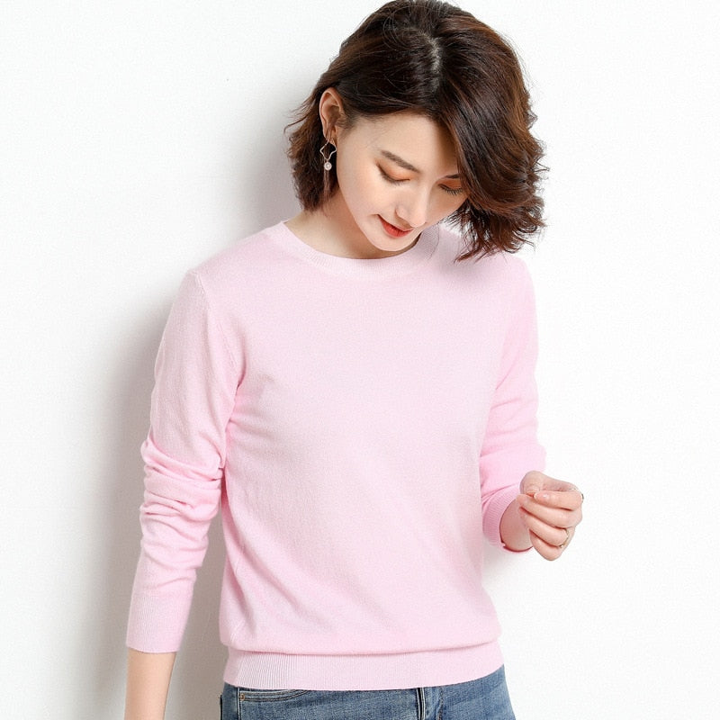 Samarra | Lässiger minimalistischer leichter Strickpullover