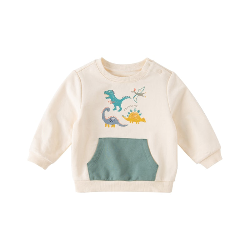Jorg | Junge Mehrfarbiges Cartoons Sweatshirt