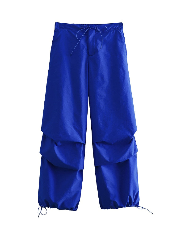 Isolde | Elastische Fallschirmträgerhose mit Taille